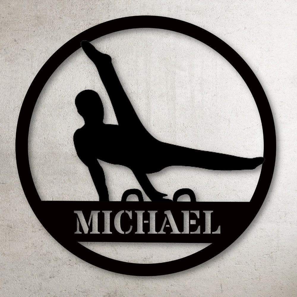 Gymnast Male Metal Art