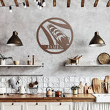 Bobsleigh Metal Art