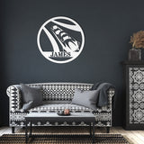 Bobsleigh Metal Art