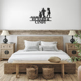 Couple Names Metal Art