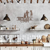 Couple Names Metal Art