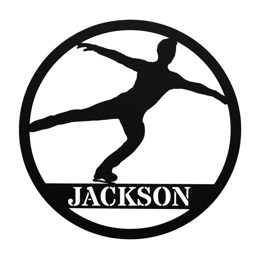 Figure Skate Male Metal Art