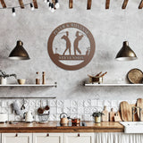Golf Couple Monogram