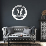 Golf Couple Monogram