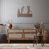 Golf Couple address monogram