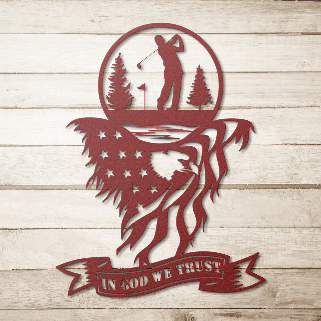 Golf Male Eagle Sign