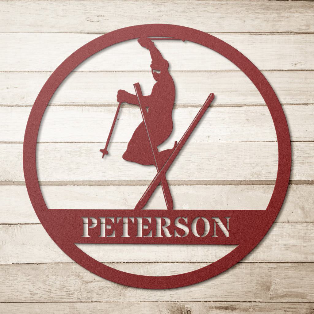 Ski Monogram