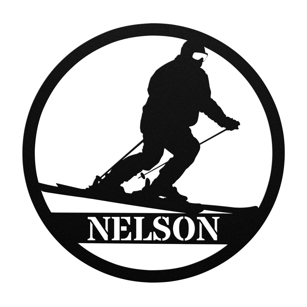 Skier Monogram