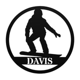 Snowboard Metal Art 1