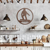 Snowboard Metal Art 1