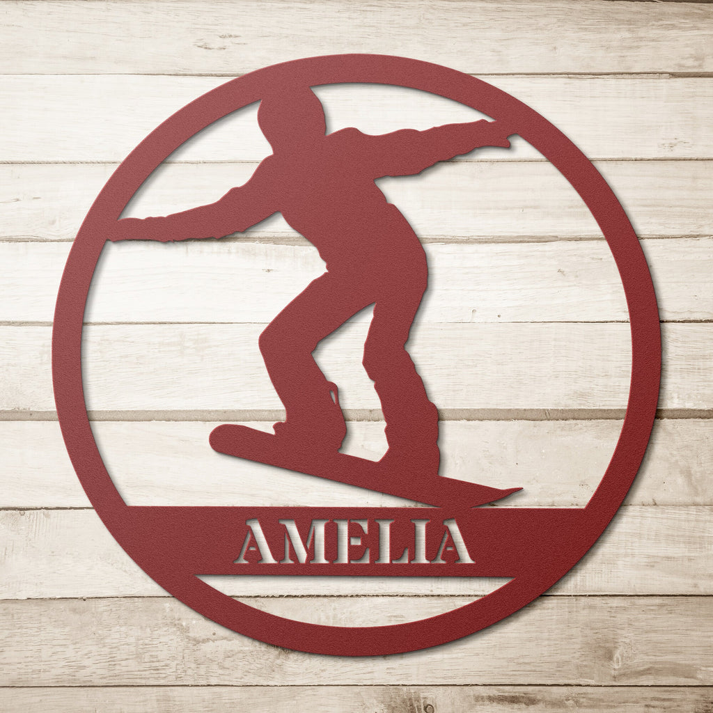 Snowboard Metal Art 2