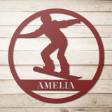 Snowboard Metal Art 2