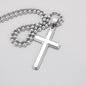 Army dad believing in me cross necklace gift