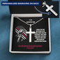 Firefighter Dad believing in me necklace