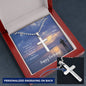 Fisherman Dad Birthday Cross