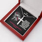 Firefighter Dad believing in me necklace